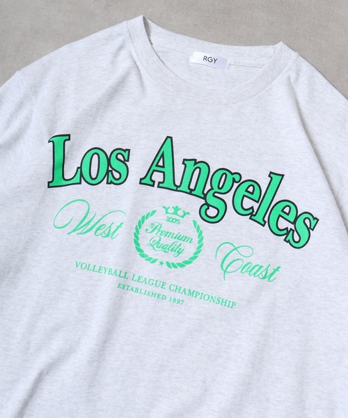 RGY（アールジーワイ）の「RGY LOS ANGELES プリントTシャツ（Tシャツ/カットソー・メンズ・オートミール/ネイビー/ホワイト・M/L）」の12枚目の写真