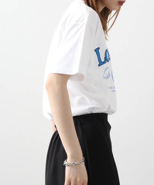 RGY（アールジーワイ）の「RGY LOS ANGELES プリントTシャツ（Tシャツ/カットソー・メンズ・オートミール/ネイビー/ホワイト・M/L）」の19枚目の写真