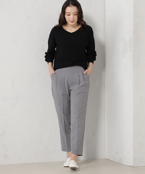 FOUND GOOD（ファウンドグッド）の「ナメラカニットVネックプルオーバー（ニット/セーター・レディース・ブラック/ピンク系2/ホワイト系5/グレー系/グリーン系2/ブラウン系・S/M/L）」の14枚目の写真