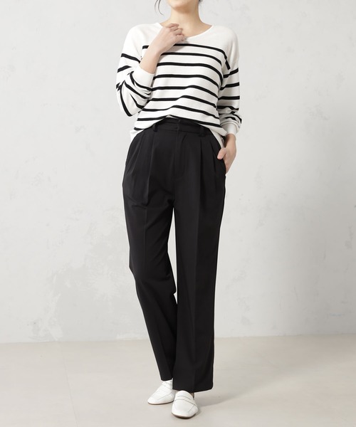 FOUND GOOD（ファウンドグッド）の「ナメラカニットVネックプルオーバー（ニット/セーター・レディース・ブラック/ピンク系2/ホワイト系5/グレー系/グリーン系2/ブラウン系・S/M/L）」の15枚目の写真