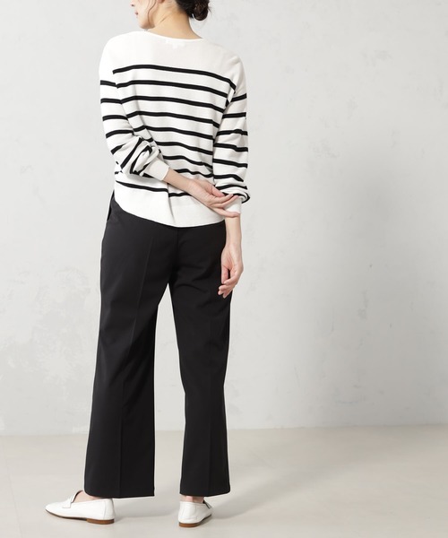 FOUND GOOD（ファウンドグッド）の「ナメラカニットVネックプルオーバー（ニット/セーター・レディース・ブラック/ピンク系2/ホワイト系5/グレー系/グリーン系2/ブラウン系・S/M/L）」の18枚目の写真