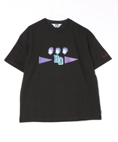 BEN DAVIS(ベンデイビス)の「《BEN DAVIS》プリントTシャツ/抗菌防臭 リサイクルコットン混(Tシャツ/カットソー・メンズ・ホワイト/ブラック/ピンク/イエロー・MEDIUM/LARGE/X-LARGE/SMALL)」の3枚目の写真