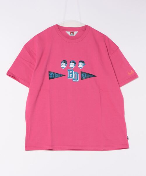 BEN DAVIS(ベンデイビス)の「《BEN DAVIS》プリントTシャツ/抗菌防臭 リサイクルコットン混(Tシャツ/カットソー・メンズ・ホワイト/ブラック/ピンク/イエロー・MEDIUM/LARGE/X-LARGE/SMALL)」の13枚目の写真