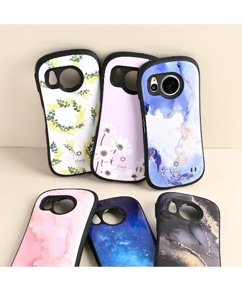 AQUOS sense8 専用 iFace First Class Marble/Universe/Flowers