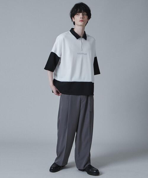 LUCY（ルーシー）の「LUCY/ドルマンポンチハーフジップT（Tシャツ/カットソー・メンズ・ブルー/ブラック/ダークグレー・MEDIUM/LARGE）」の10枚目の写真