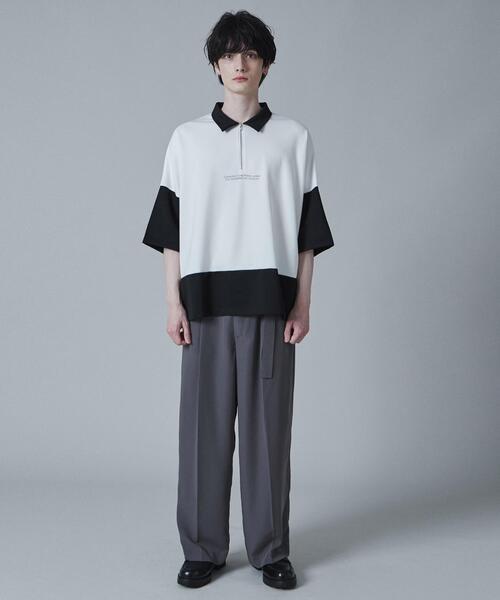 LUCY（ルーシー）の「LUCY/ドルマンポンチハーフジップT（Tシャツ/カットソー・メンズ・ブルー/ブラック/ダークグレー・MEDIUM/LARGE）」の15枚目の写真