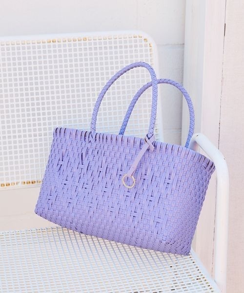 Andemiu（アンデミュウ）の「メルカドアソートBAG120996（かごバッグ・レディース・ラベンダー/ベージュ/グリーン/ブラック・FREE）」の4枚目の写真