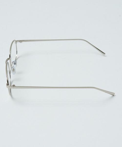 WEGO(ウィゴー)の「WEGO/メタルフレームクリアアイウェア(メガネ・メンズ・シルバー/ブラック・FREE)」の6枚目の写真