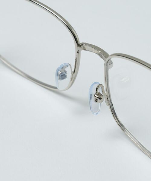 WEGO(ウィゴー)の「WEGO/メタルフレームクリアアイウェア(メガネ・メンズ・シルバー/ブラック・FREE)」の8枚目の写真