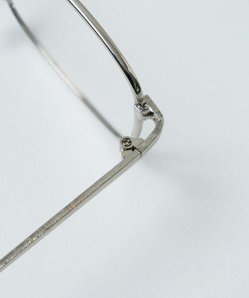 WEGO(ウィゴー)の「WEGO/メタルフレームクリアアイウェア(メガネ・メンズ・シルバー/ブラック・FREE)」の9枚目の写真