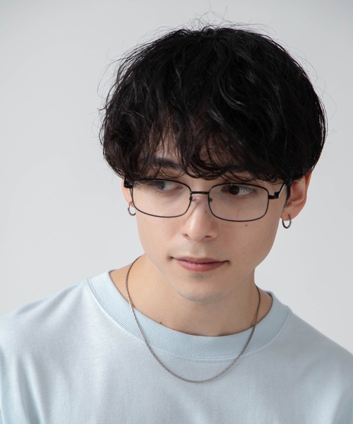 WEGO(ウィゴー)の「WEGO/メタルフレームクリアアイウェア(メガネ・メンズ・シルバー/ブラック・FREE)」の12枚目の写真