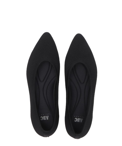 ABC-MART(エービーシーマート)の「ABC SELECT エービーシーセレクト COCOCEE(心地いい) ニットパンプス W5042 BLACK(パンプス・レディース・ブラック・SMALL/MEDIUM/LARGE/X-LARGE)」の2枚目の写真