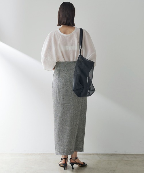 THE PAUSE(ザ ポーズ)の「【THE PAUSE】シアーパフスリーブプルオーバー(Tシャツ/カットソー・レディース・ブラック/ホワイト・FREE)」の20枚目の写真
