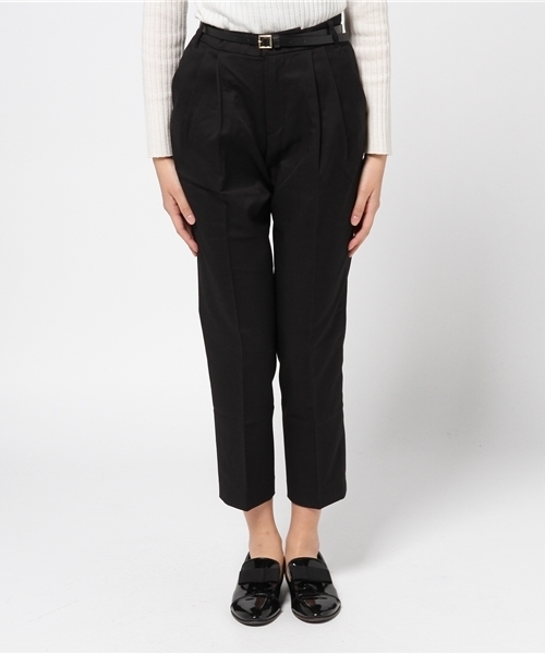 earth music&ecology(アースミュージックアンドエコロジー)の「【ベルト付き】テーパードパンツ(その他パンツ・レディース・グレー/ブラック/ベージュ/ネイビー・SMALL/MEDIUM)」の5枚目の写真