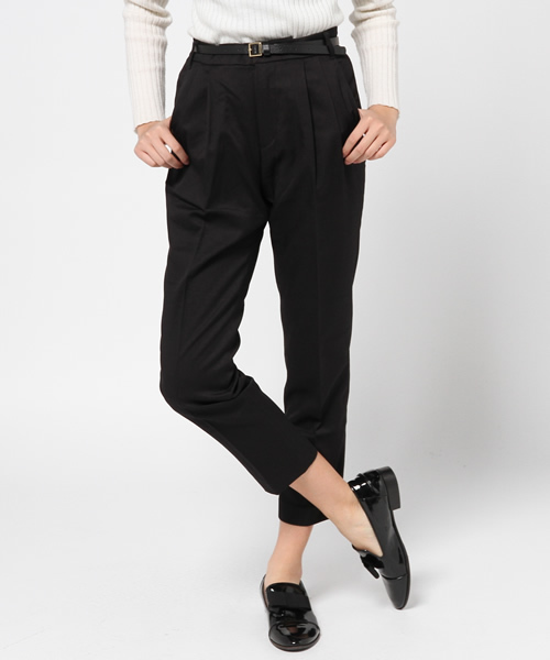 earth music&ecology(アースミュージックアンドエコロジー)の「【ベルト付き】テーパードパンツ(その他パンツ・レディース・グレー/ブラック/ベージュ/ネイビー・SMALL/MEDIUM)」の10枚目の写真