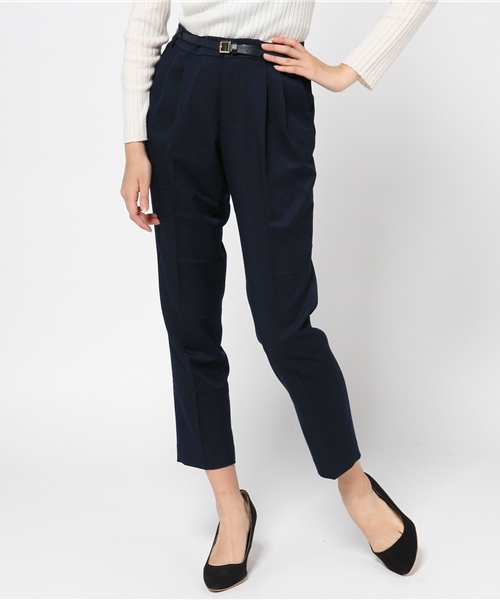 earth music&ecology(アースミュージックアンドエコロジー)の「【ベルト付き】テーパードパンツ(その他パンツ・レディース・グレー/ブラック/ベージュ/ネイビー・SMALL/MEDIUM)」の11枚目の写真