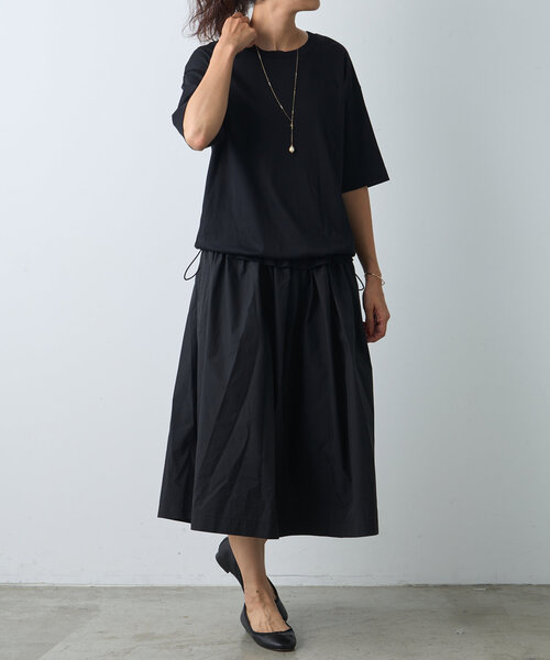 BEARDSLEY（ビアズリー）の「ドロストTワンピース（ワンピース）」 - WEAR