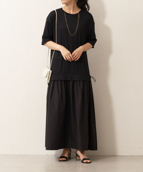 BEARDSLEY（ビアズリー）の「ドロストTワンピース（ワンピース）」 - WEAR