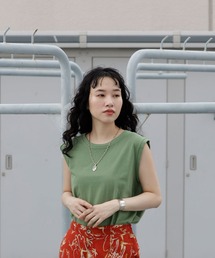 ARCH & LINE（アーチアンドライン）の「《環境配慮素材》G/D COTTON TANK TOP USAコットン（タンクトップ）」