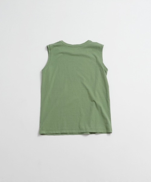 ARCH & LINE(アーチアンドライン)の「《環境配慮素材》G/D COTTON TANK TOP USAコットン(タンクトップ・レディース・チャコールグレー/オリーブ/ラベンダー/ホワイト・3/1/2)」の8枚目の写真