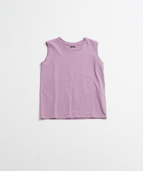 ARCH & LINE(アーチアンドライン)の「《環境配慮素材》G/D COTTON TANK TOP USAコットン(タンクトップ・レディース・チャコールグレー/オリーブ/ラベンダー/ホワイト・3/1/2)」の9枚目の写真