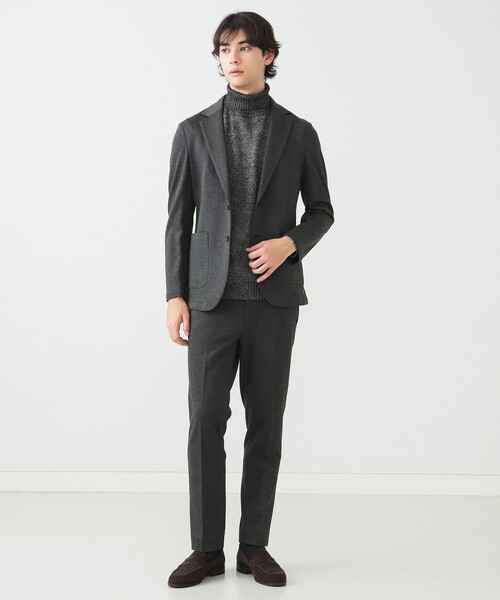 BEAMS HEART(ビームスハート)の「裏起毛ジャージ イージー スラックス 24FW(セットアップ対応)(チノパンツ・メンズ・グレー/ネイビー・SMALL/MEDIUM/LARGE/X-LARGE)」の3枚目の写真