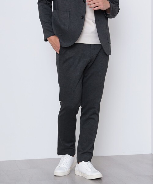BEAMS HEART(ビームスハート)の「裏起毛ジャージ イージー スラックス 24FW(セットアップ対応)(チノパンツ・メンズ・グレー/ネイビー・SMALL/MEDIUM/LARGE/X-LARGE)」の6枚目の写真
