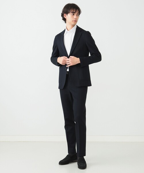 BEAMS HEART(ビームスハート)の「裏起毛ジャージ イージー スラックス 24FW(セットアップ対応)(チノパンツ・メンズ・グレー/ネイビー・SMALL/MEDIUM/LARGE/X-LARGE)」の7枚目の写真