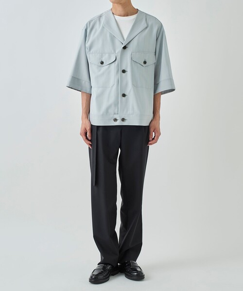 UJOH（ウジョー）の「STUDIOUS別注 Battle Cropped Shirt（シャツ