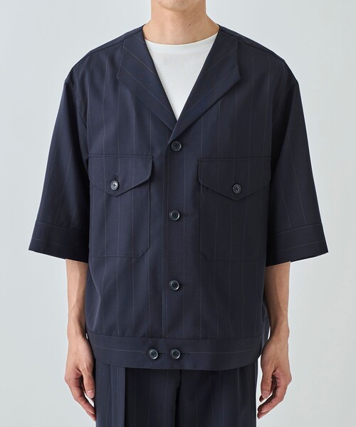 UJOH（ウジョー）の「STUDIOUS別注 Battle Cropped Shirt（シャツ