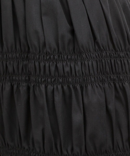 LAKOLE（ラコレ）の「TRシャーリングスカート / 127585（スカート・レディース・ブラック/オフホワイト/ストライプ・SMALL/MEDIUM）」の6枚目の写真