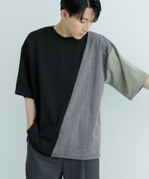 ITEMS URBANRESEARCH | ヘリンボーンドッキング 半袖Tops(Tシャツ/カットソー)