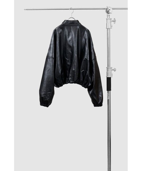 ottilie（オティーリエ）の「【先行予約】AGAWD フェイクレザーブルゾン　★（ブルゾン・レディース・ブラウン/ブラック・FREE）」の11枚目の写真