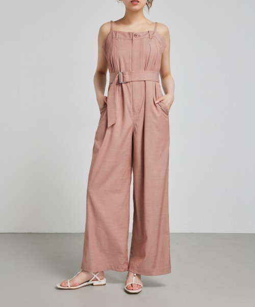 セール】タックベアストレートロンパース（サロペット/オーバーオール