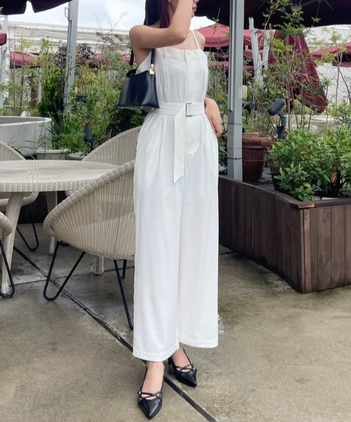 セール】タックベアストレートロンパース（サロペット/オーバーオール