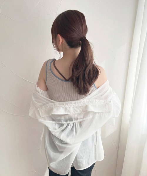 apres jour(アプレジュール)の「配色ニットタンク【ZOZOTOWN限定アイテム】(タンクトップ・レディース・ピンク系その他/グレー系その他/イエロー系その他・X-LARGE/フリー)」の20枚目の写真