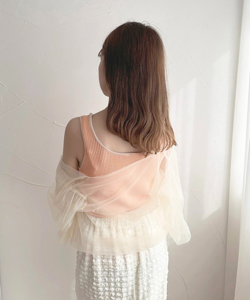 apres jour(アプレジュール)の「配色ニットタンク【ZOZOTOWN限定アイテム】(タンクトップ・レディース・ピンク系その他/グレー系その他/イエロー系その他・X-LARGE/フリー)」の11枚目の写真