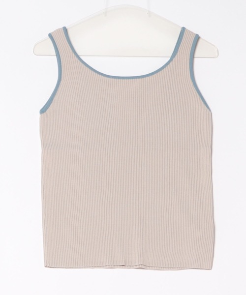 apres jour(アプレジュール)の「配色ニットタンク【ZOZOTOWN限定アイテム】(タンクトップ・レディース・ピンク系その他/グレー系その他/イエロー系その他・X-LARGE/フリー)」の13枚目の写真