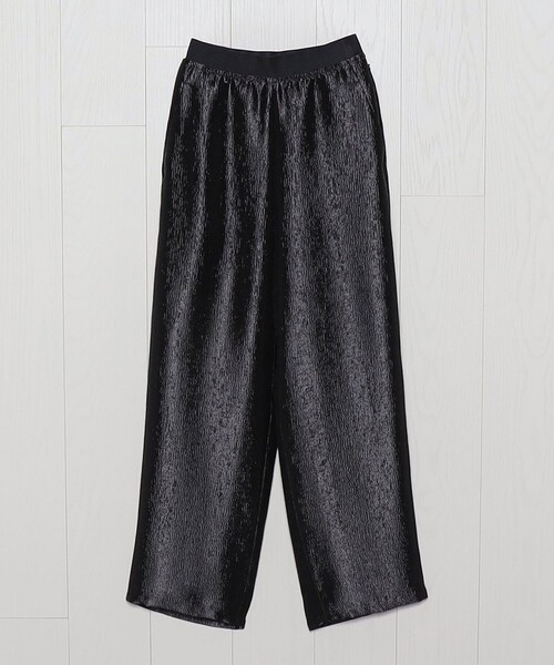 H BEAUTY&YOUTH UNITED ARROWS(エイチビューティーアンドユースユナイテッドアローズ)の「<H>ポリエステルレーヨン ラメパンツ(その他パンツ・レディース・シルバー/ブラック・S/M)」の2枚目の写真