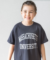 coca（coca） | 【WEB限定セール】キッズ　親子お揃いカレッジプリントTシャツ(Tシャツ/カットソー)