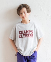 coca（coca） | キッズ　親子お揃いカレッジプリントTシャツ(Tシャツ/カットソー)