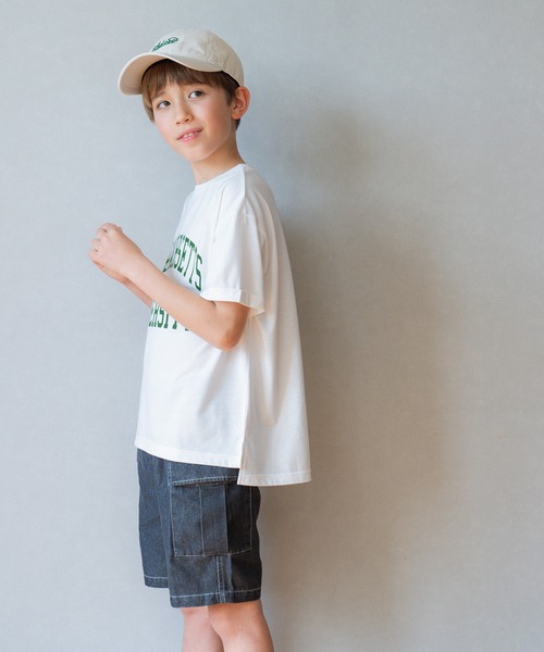 coca（coca）（コカ）の「【WEB限定セール】キッズ　親子お揃いカレッジプリントTシャツ（Tシャツ/カットソー・キッズ・C/D/A/B・120/130/140/150）」の7枚目の写真