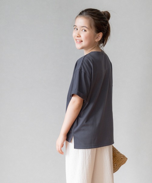 coca（coca）（コカ）の「【WEB限定セール】キッズ　親子お揃いカレッジプリントTシャツ（Tシャツ/カットソー・キッズ・C/D/A/B・120/130/140/150）」の9枚目の写真