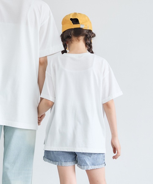 coca（coca）（コカ）の「【WEB限定セール】キッズ　親子お揃いカレッジプリントTシャツ（Tシャツ/カットソー・キッズ・C/D/A/B・120/130/140/150）」の15枚目の写真