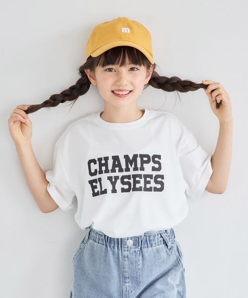 coca（coca）（コカ）の「【WEB限定セール】キッズ　親子お揃いカレッジプリントTシャツ（Tシャツ/カットソー・キッズ・C/D/A/B・120/130/140/150）」の11枚目の写真