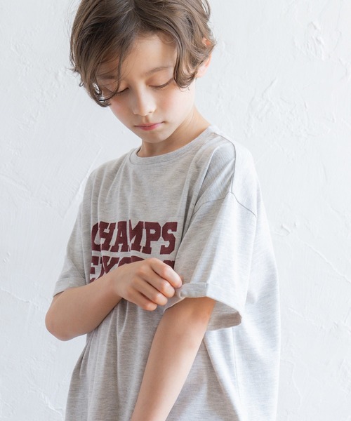 coca（coca）（コカ）の「【WEB限定セール】キッズ　親子お揃いカレッジプリントTシャツ（Tシャツ/カットソー・キッズ・C/D/A/B・120/130/140/150）」の17枚目の写真