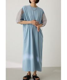 crie conforto（クリーコンフォルト）の「メッシュ切替ドロストワンピース（ワンピース）」