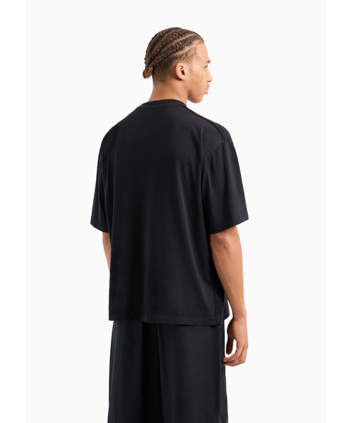 【A/X】ロゴ 半袖 Tシャツ ブラック / 送料無料 ARMANI EXCHANGE（アルマーニエクスチェンジ）の「【A|X