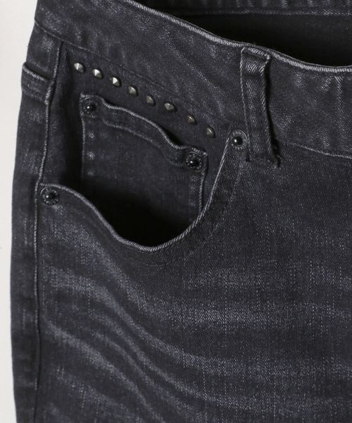 JEANASIS（ジーナシス）の「スタッズフレアデニム/136197（デニムパンツ・レディース・ブラック/ブルー/グレー・SMALL/MEDIUM）」の11枚目の写真