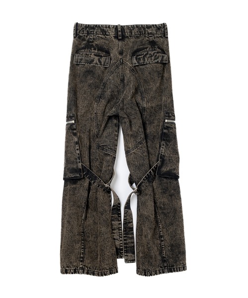 Wizzard(ウィザード)の「Wizzard ウィザード / CARGO PANTS ワイドカーゴパンツ / W24AW-PA040(カーゴパンツ・メンズ・ブラウン/グレー/ブラック・2)」の12枚目の写真